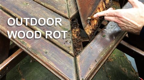 To remove the varnish from the rounded parts i first use a. How to Repair Outdoor Wood Furniture & Fix Rotten Wood ...