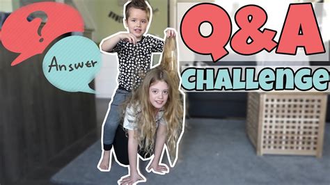 Q A CHALLENGE Broer En Zus TV VLOG 136 YouTube