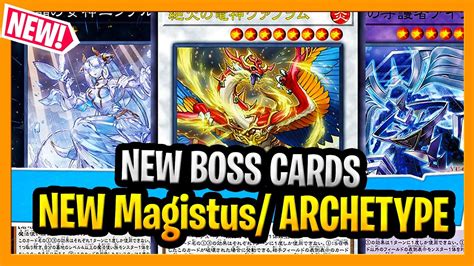Check spelling or type a new query. New Yugioh Archtype Magistus New Yugioh Cards 2020 New Goddess New Boss Monsters - YouTube