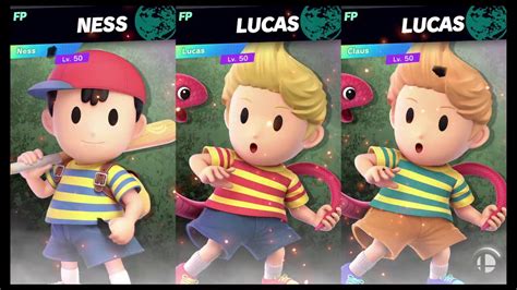 Super Smash Bros Ultimate Amiibo Fights Request 9326 Ness Vs Lucas Vs