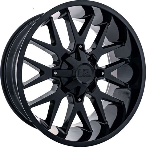 Hardrock Offroad Affliction Wheels Rims 20x10 5x1397 5x150 Gloss Black