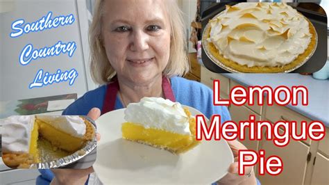 Lemon Meringue Pie Smooth Tart Lemon Filling With Light And Fluffy
