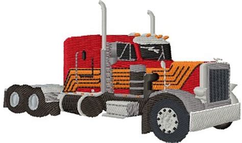 Big Rig Truck Embroidery Designs Machine Embroidery Designs At