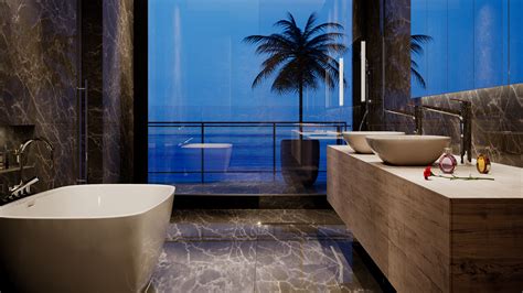 Miami Penthouse Interior Design And Visualization On Behance