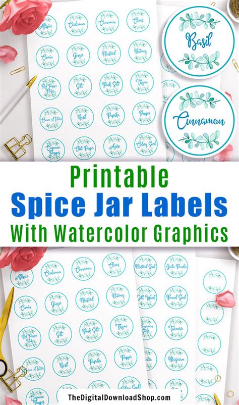 Spice Jar Labels And Template To Print Worldlabel Blog 15 Circle