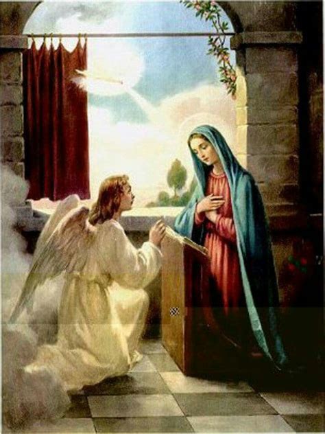 El Anuncio Del Angel A Maria 25 De Marzo La Anunciacion De Maria