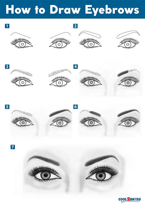 How To Draw Female Eyes Step By Step Drawings Eyebrows Step By Step