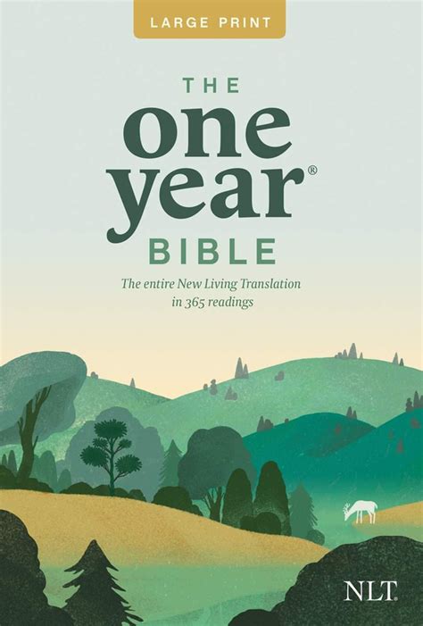 the one year bible nlt premium slimline large print edition church partner