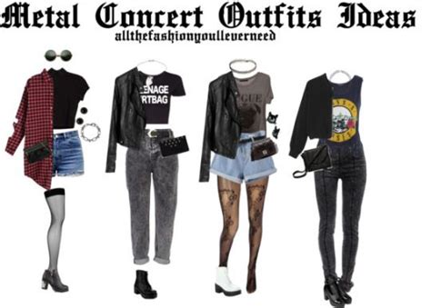 allthefashionyoulleverneed concert outfit rock concert outfit concert outfit summer