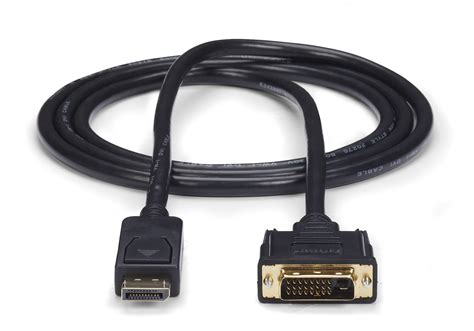 6ft Displayport To Dvi Cable Adapter Displayport And Mini Displayport Video Adapters Dp And