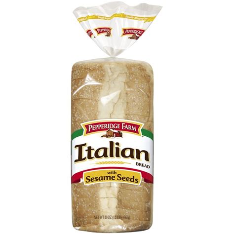 Bake this and use it to make sandwiches or toast, or simply ingredients. PEPPERIDGE FARM Sesame Seed Italian Bread from Safeway - Instacart