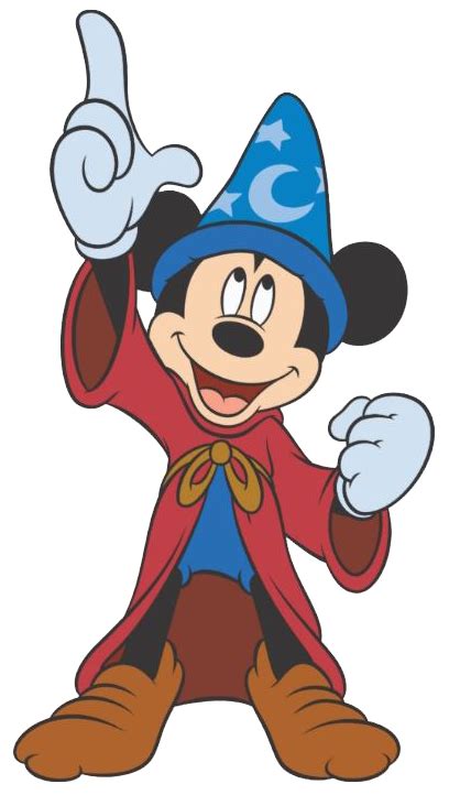 Sorcerer Mickey Mouse Clipart | Mickey mouse cartoon, Fantasia disney