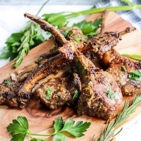 Marinate lamb chops with curry paste and serve up a colourful meal for one with crisp radish, tomato, cucumber and herb salad. Easy Baked Lamb Chops | Recipe | Lamb chop recipes, Baked lamb chops, Lamb chops pan seared