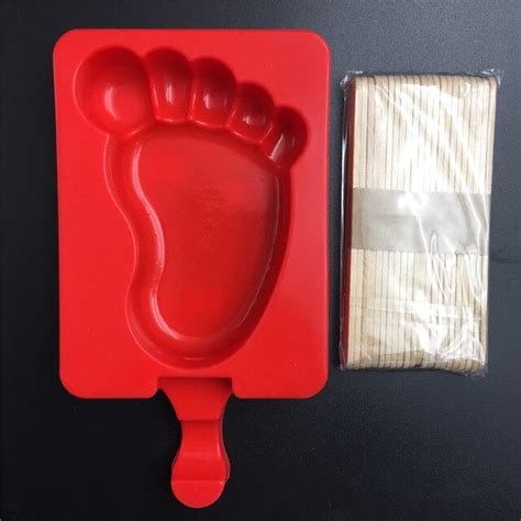 Feet Shaped Diy Silicone Ice Cream Mold Popsicle Molds Popsicle Maker