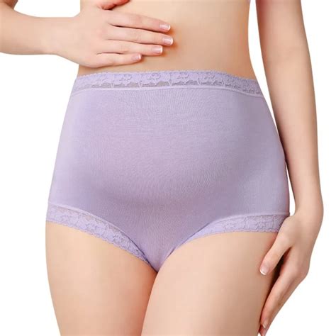 2018 women model cotton panty high waist breathable trigonometric panties plus size female