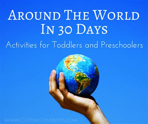 Around The World In 30 Days Preschool Around The World Crafts For