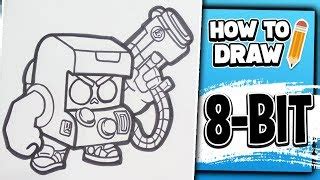 The new arcade brawler 8 bit is a high damaging, tanking brawler, who has a greater utility to your team, read more about 8 bit right now! Brawl Stars Coloring Pages Virus 8 Bit - Coloring and Drawing