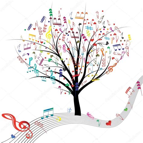 Music Tree — Stock Vector 12905412
