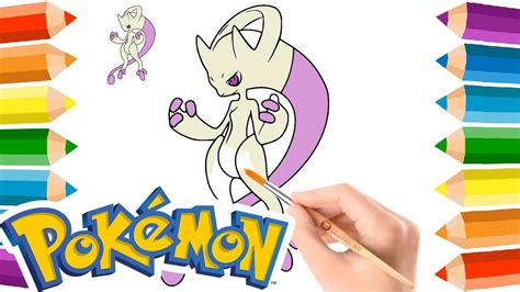 Dessin Mewtwo Coloriage Pokémon Légendaire 🎨 Comment Dessiner Pokémon