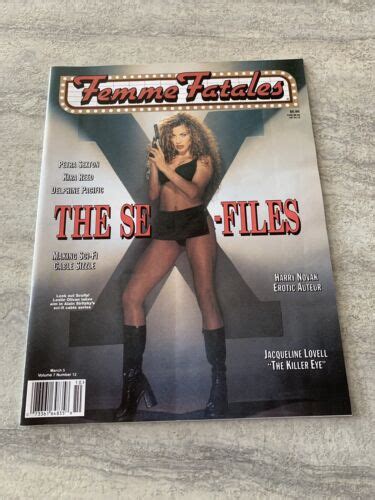 femme fatales magazine ~ march 5 vol 7 12 ~ the sex files ebay