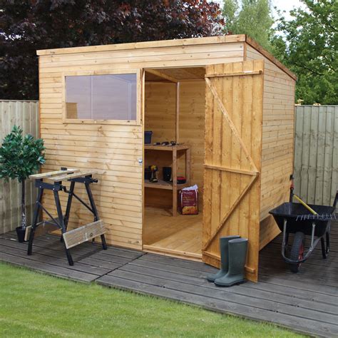 Maybe you would like to learn more about one of these? 8X6 Pent Shiplap+ Wooden Shed | Departments | DIY at B&Q