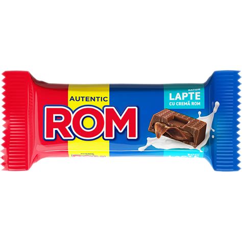 Rom Baton Ciocolata Cu Lapte 30g Mega Image