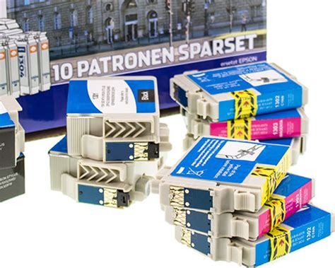 Kompaktes multifunktionsgerät, das durch den einsatz separater einzelpatronen preisgünstiges drucken ermöglicht. TONERDUMPING XXL-Patronen kompatibel zu Epson T1301-T1304 ...