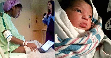 Unstoppable Mom To Be Takes College Exam During Labor College Exams Finish College