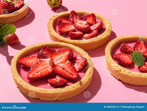 Sweet Strawberry Tarts Stock Illustration Illustration Of Strawberry