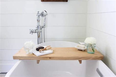 Paring it down to make the project simple and quick so we can finish it in one evening. DIY Bathtub Tray - So You Can Enjoy That Hot Bath Even More!