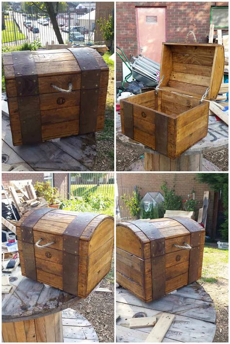 Treasure Chest Out Of Repurposed Pallet Wood • 1001 Pallets