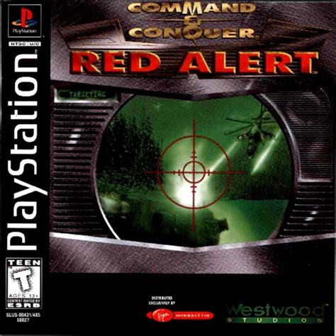 Command And Conquer Red Alert Ntsc Psx Front Playstation Covers