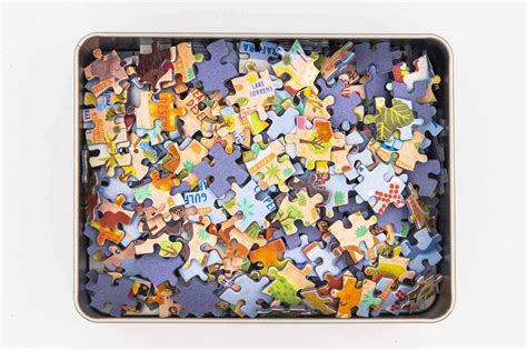 Cardboard and magnetic jigsaw puzzles. Australia Map Jigsaw Puzzle 300 pieces premium hand made