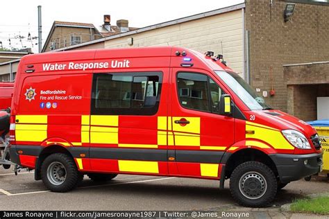 Kw13 Wrv Mercedes Sprinter Water Response Unit Bedfordshire Fire