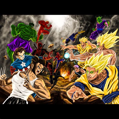 Cotm Marvel Vs Dbz Final By Patdelara On Newgrounds