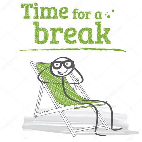 Time For A Break Stock Vector Image By ©trueffelpix 49282101