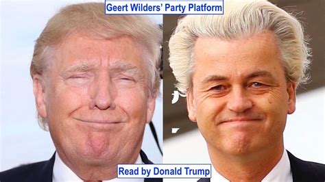 Voorzitter tweede kamerfractie partij voor de vrijheid (pvv) / chairman party for freedom (pvv), member of parliament, netherlands. Donald Trump Reacts to... Dutch Elections & Geert Wilders ...