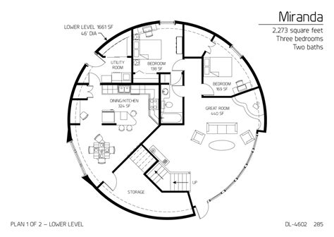 Dome home floor plans and the usual owners. Floor Plan: DL-4602 | Monolithic Dome Institute