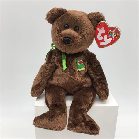 Ty Beanie Baby His The Bear Ty Store Excl Mwmt Green Certified There