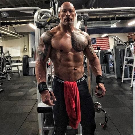 The Rocks Current Physique At 65 And 260lbs Before He Films His New