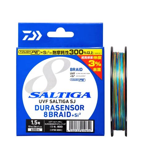 Multifilamento Daiwa Saltiga UVF Durasensor 8 Braid Si2 300mts