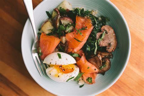 Smoked Salmon Breakfast Bowl With A 6 Minute Egg — A