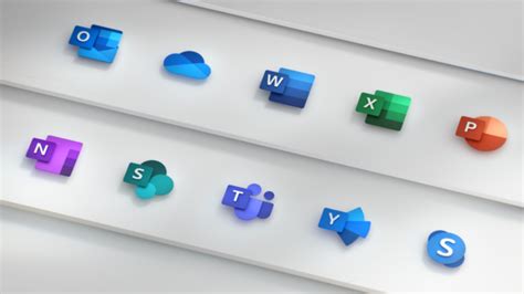 Signature Microsoft Office Apps Get New Look Logos Geekwire