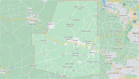Paulding County Georgia Where Is Map