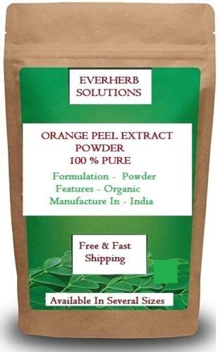 Orange Peel 101 Extract Pure Hesperidin100 Pure 1000 Gram 1000