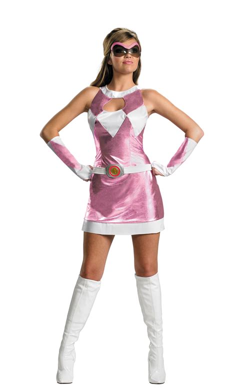 Women S Pink Power Ranger Costume CostumePub