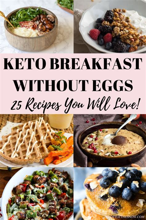 Simple Breakfast Recipes No Eggs Foodrecipestory