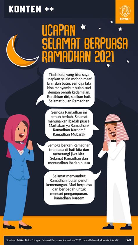 Ucapan Selamat Berpuasa Ramadhan Dalam Bahasa Indonesia Arab