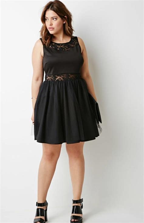 Black Halter Dress Plus Size Pluslookeu Collection