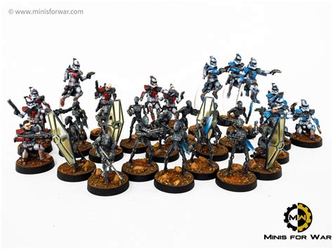 Star Wars Legion Bx Series Droid Commandos And Arc Troopers Minis
